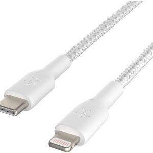Nylon Braided USB C to Lightning Cable 6.6ft/2M