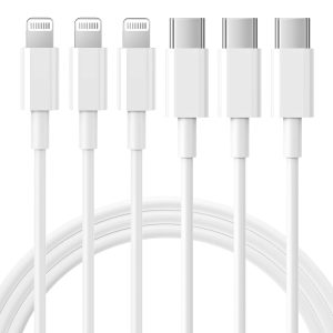 Charger 3Pack 6FT USB C to Lightning Cable