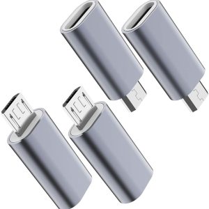 USB C to  USB Adapter, (4-Pack) Type C Female to  USB Male Convert Connector Support Charge Data Sync