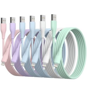 Lightning Charging Cable, Durable Fast Charging and Data Sync Cord for Compatible Devices