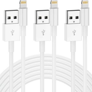 Charger Cable 10 Ft,[ MFI Certified] 3Pack Extra Long USB to Lightning Cable 10 Feet