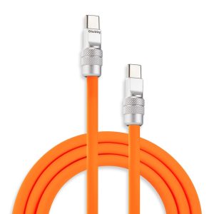 USB-C Charging Cable, Flexible Silicone Type C Cord for Fast Charging and Data Transfer