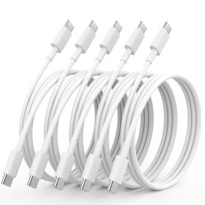 USB-C Charging Cable, Type C Fast Charge and Data Sync Cord for Smartphones, Tablets and Laptops