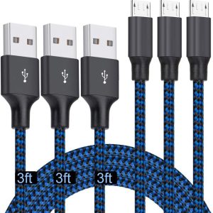 Braided USB Charging Cable, Durable Cord for Android Smartphones and Everyday Charging Needs