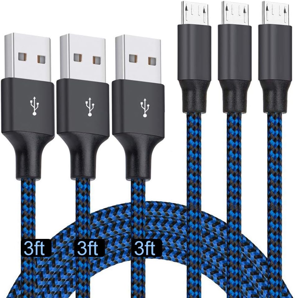 Braided USB Charging Cable, Durable Cord for Android Smartphones and Everyday Charging Needs
