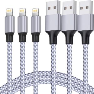 USB-C Charging Cable, Durable Type C Cord for Charging and Data Transfer with Multiple Connectors