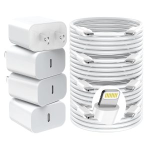 USB-C to Lightning Charging Cable, Fast Charging and Data Sync Cord for Compatible Devices