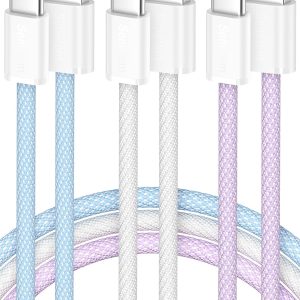 USB-C Charging Cable, Durable Type C Cord for Smartphones, Tablets and Other USB-C Devices