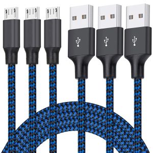 USB Charging Cable, Android Charging and Data Sync Cord for Smartphones and Compatible Devices