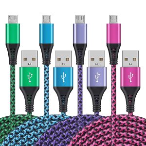 USB Charging Cable, Android-Compatible Charging and Data Transfer Cord for Mobile Devices