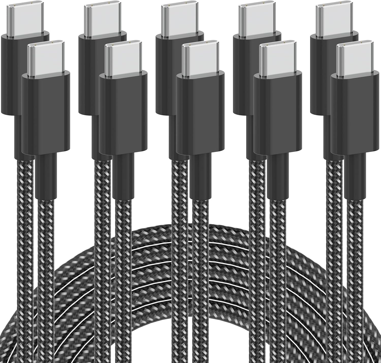 Braided USB-C Charging Cable, Durable Type C Cord for Fast Charging and Data Transfer